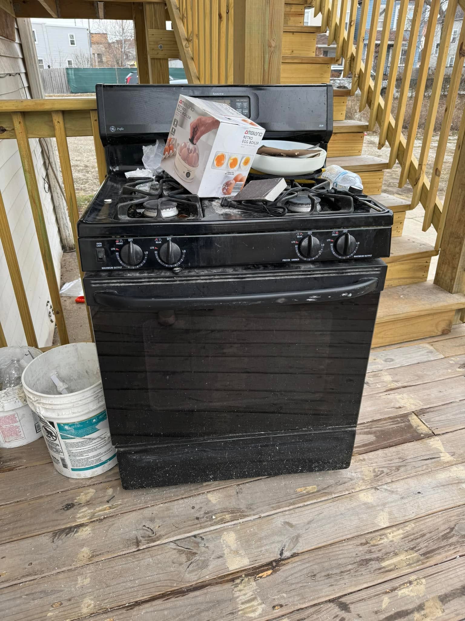 Gas stove normal condition
