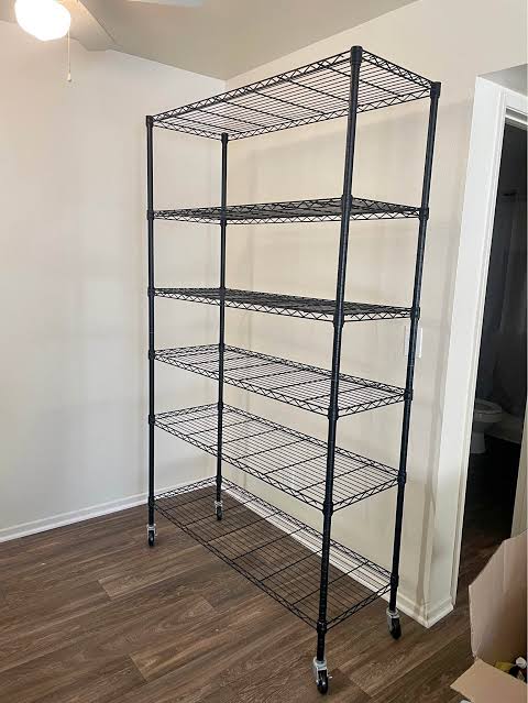 Storage shelves