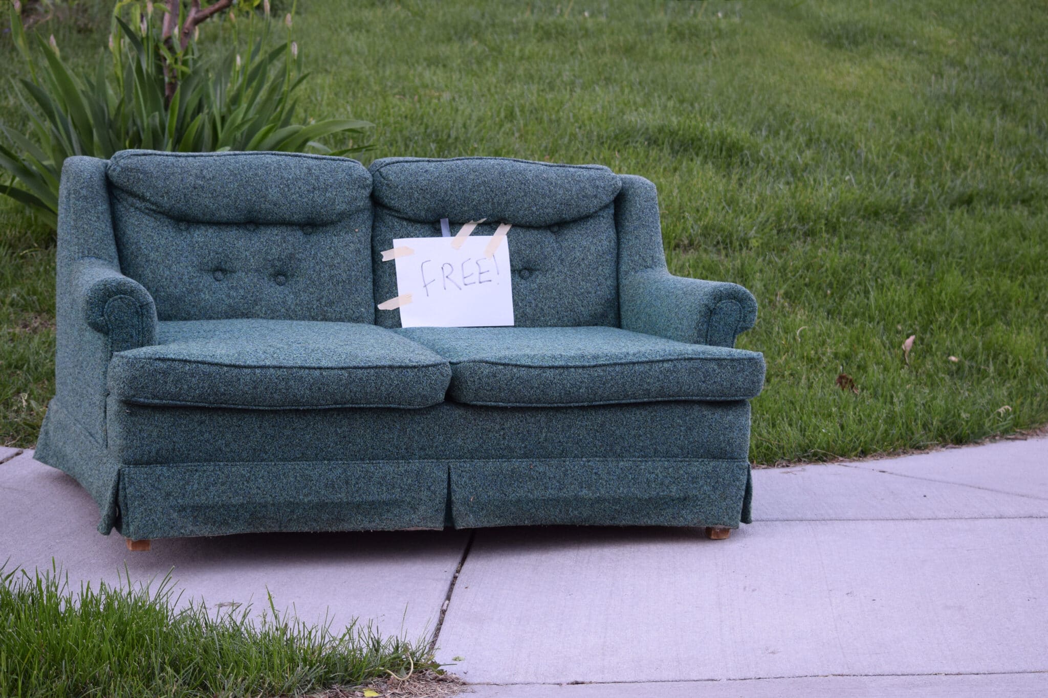 Free couch pickup today